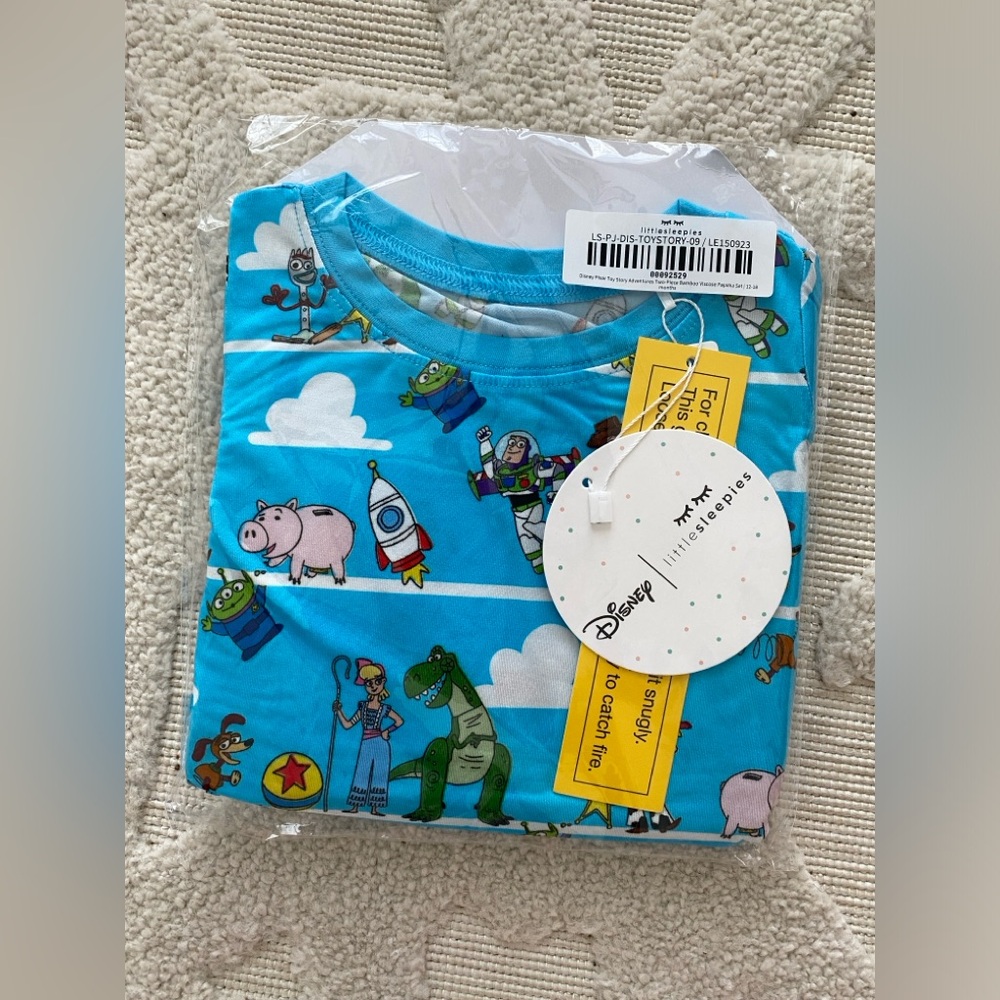 Little sleepies Toy Story bamboo two piece pajamas